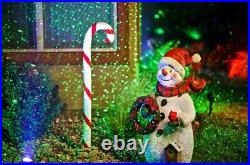 Christmas Snowflake LED Laser Projector Light Snow Outdoor Garden Landscape Lamp