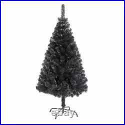 Christmas Tree Black Artificial Bushy Pine Outdoor Xmas Home Decoration 8FEET UK