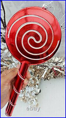Christmas Tree Decoration BUMPER SET Candy Cane Red/White Ornaments 13 Items NEW