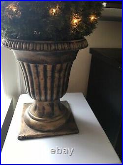 Christmas Tree? Spiral ball topiary 54 inches. Artificial pre-lit