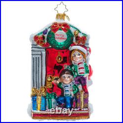 Christopher Radko NEW FRONT DOOR DELIVERY Christmas Ornament 1021137