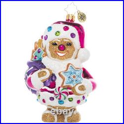 Christopher Radko NEW GINGERBREAD SANTA Christmas Ornament 1021333