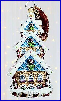 Christopher Radko NEW Sweetest Highrise Gingerbread 1021319 Christmas Ornament
