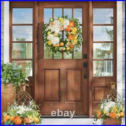 Citrus Floral 30-Inch Indoor/Outdoor Tastefully Designed Vibrant Wreath