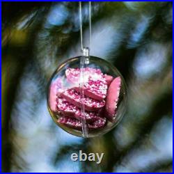 Clear Baubles Empty Fillable Decoration Ornament Christmas Crafts Balls Spheres