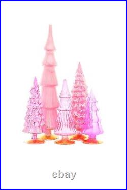 Cody foster & co Hue Trees Set Of 5 Pink