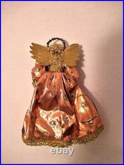 Collectible 1980's Leidel Spreen Christmas Wax Face Angel ornament