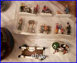 Costco Christmas Village w Lights and Music 30 Piece #998983 Carousel read