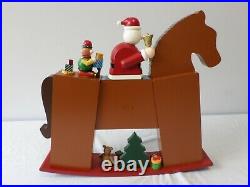 Costco Kirkland Christmas Rocking Horse Santa Advent Calendar with Ornaments