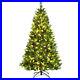 Costway_6ft_Pre_lit_Hinged_Artificial_Christmas_Tree_with_Pine_Cones_Red_Berries_01_ild