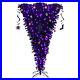 Costway_7ft_Upside_Down_Christmas_Halloween_Tree_Black_with400_Purple_LED_Lights_01_rug
