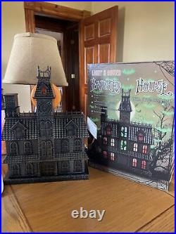 Cracker Barrel Halloween Haunted House withSound & Projection LED Color Change NIB
