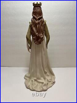 Cybis Porcelain Figurine Queen Esther 13 Tall Gold Large SIGNED