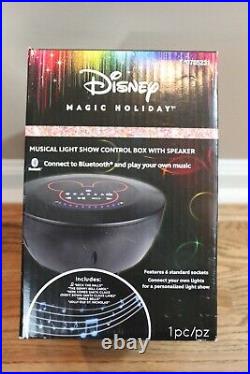 DISNEY MAGIC HOLIDAY MUSICAL CONTROL BOX for Lights Yard Decor Show Speaker NEW