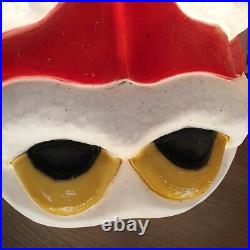 DISNEY Mickey Mouse Minnie Mouse Blow Molds Vintage Vtg Santa's Best Blowmolds