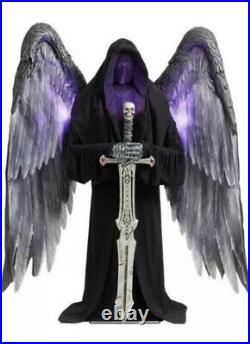 Dark Angel Halloween Decoration Indoor Standing 8 ft Giant Sized Animated LED