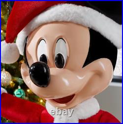 Disney 4ft Animated Holiday Santa Mickey Mouse BRAND NEW? FREE FAST SHIPPING