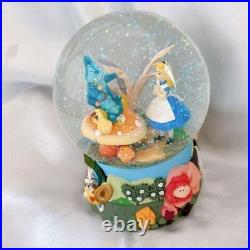Disney Alice In Wonderland Limited Snow Globe Display Enesco Music