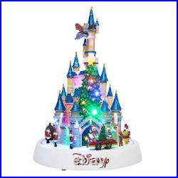 Disney Animated Holiday Castle with Parade, Lights & Music Decoration Indoor New