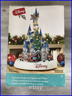 Disney Animated Holiday Christmas Castle Lights & Classic Holiday Music Open Box