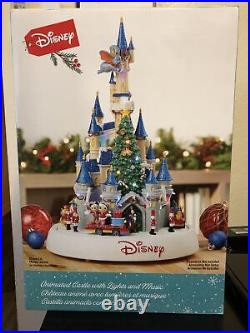 Disney Animated Holiday Christmas Castle with Lights and Classic Holiday Music