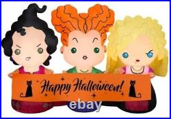 Disney Hocus Pocus All 3 Sanderson Sisters Happy Halloween Inflatable