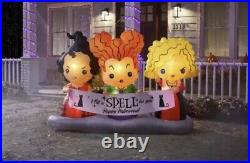 Disney Hocus Pocus Sanderson Sisters 4.5 ft Halloween Inflatable-Airblown NEW