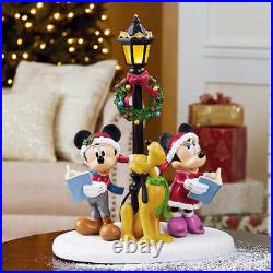 Disney Holiday Christmas Decoration, A Trio of Carolers Lights and Music
