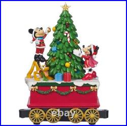 Disney Holiday Train with Lights and Music Tabletop Decoration