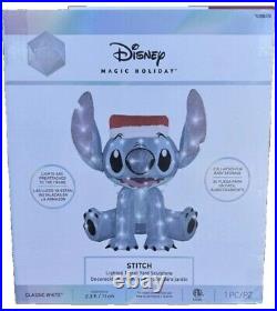 Disney Magic Holiday 27-inch Tall Stitch LED Lighted Tinsel Yard Sculpture