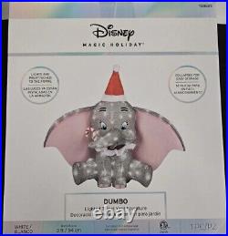 Disney Magic Holiday 36-inch Wide Dumbo LED Lighted Tinsel Yard Sculpture
