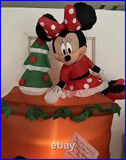 Disney Mickey & Minnie Mouse Airblown Inflatable 7.5 Feet Tall Gemmy Christmas