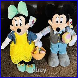 Disney Mickey and Minnie Mouse 2023 Easter Door Porch Greeters 24 Pair New