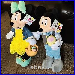 Disney Mickey and Minnie Mouse 2023 Easter Door Porch Greeters 24 Pair New