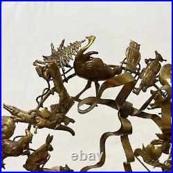 Dresden petites choses vintage brass wreath all holidays 9