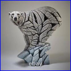 Edge Sculpture Polar Bear Statue Figurine 15.25 x 8.8 x 15.2 Inch 6005341