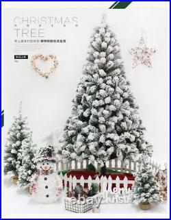 Encrypted Snowflake Flocking Christmas Tree Mall Hotel For Christmas Decorations