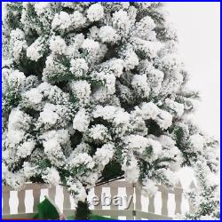 Encrypted Snowflake Flocking Christmas Tree Mall Hotel For Christmas Decorations