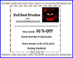 Evil Soul Studios Salem County Orphan Asylum Life Size Tombstone Halloween Prop