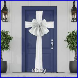 Extra Large Double Deluxe Door Bow Full Wrap Elegant Christmas Traditional Bow