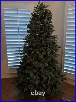 FLIP TOP Balsam Hill Christmas Tree 7.5' Fir with storage bag NO LIGHTS