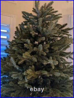 FLIP TOP Balsam Hill Christmas Tree 7.5' Fir with storage bag NO LIGHTS