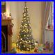 Flock_Holly_Pop_Up_Christmas_Tree_Pre_Lit_200_Warm_White_Led_s_180cm_6_Foot_01_voyz