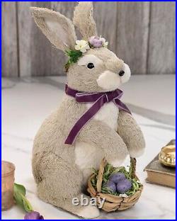 Floral Crown Bunny Easter Day Home Decoration Grafted Natural Fiber