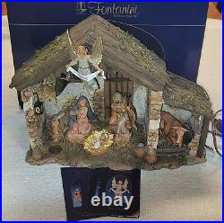 Fontanini Heirloom Nativity Scene Set 5 Scale, 54567 Lighted by Roman Inc