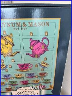 Fortnum & Mason Picadilly Time For Tea Large Wooden Advent Calendar In Box