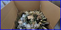 Frontgate 32 Gilded Radiance Christmas Wreath Cordless