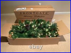 Frontgate Grand Majestic Garland 9' Clear