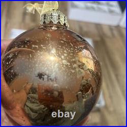 Frontgate Holiday Glass Handblown Ornament Christmas Embellished Lot 18 Multi