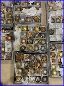 Frontgate Mix Metals Collection Ornaments (163) pcs
